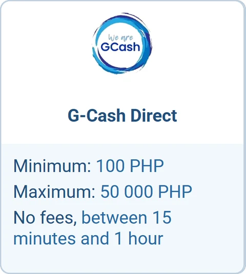 1xBet withdrawal via G-Cash Direct, Philippines